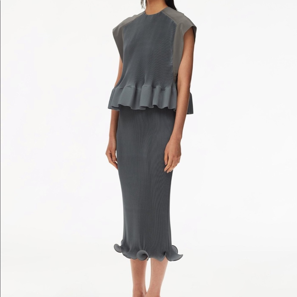 TIBI pleated dress